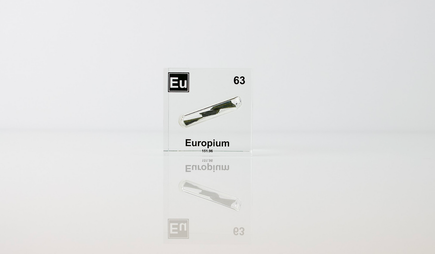 Europium Element Cube
