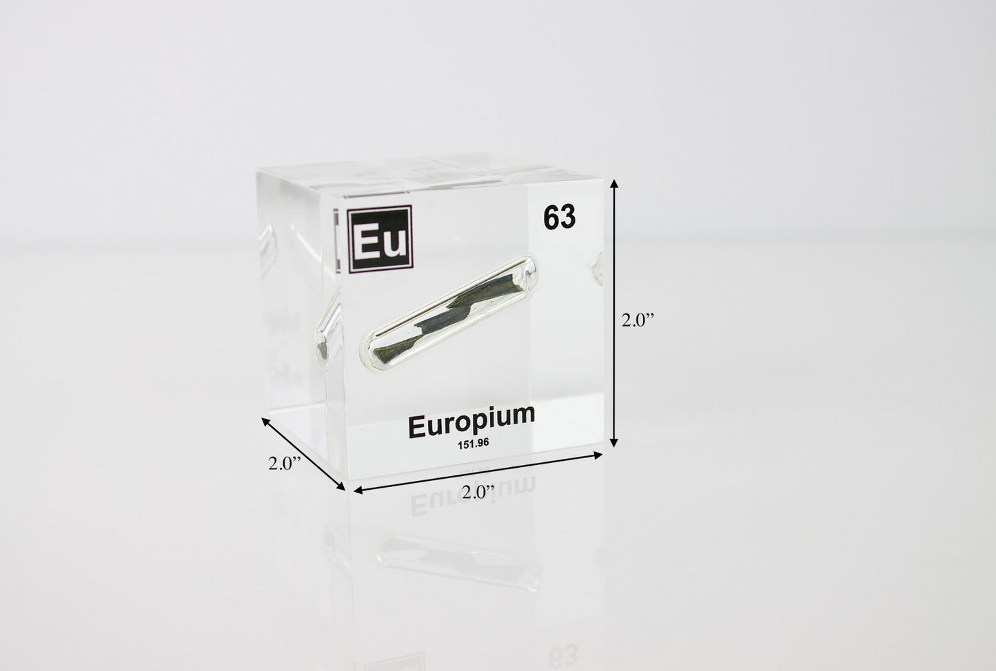 Europium Element Cube