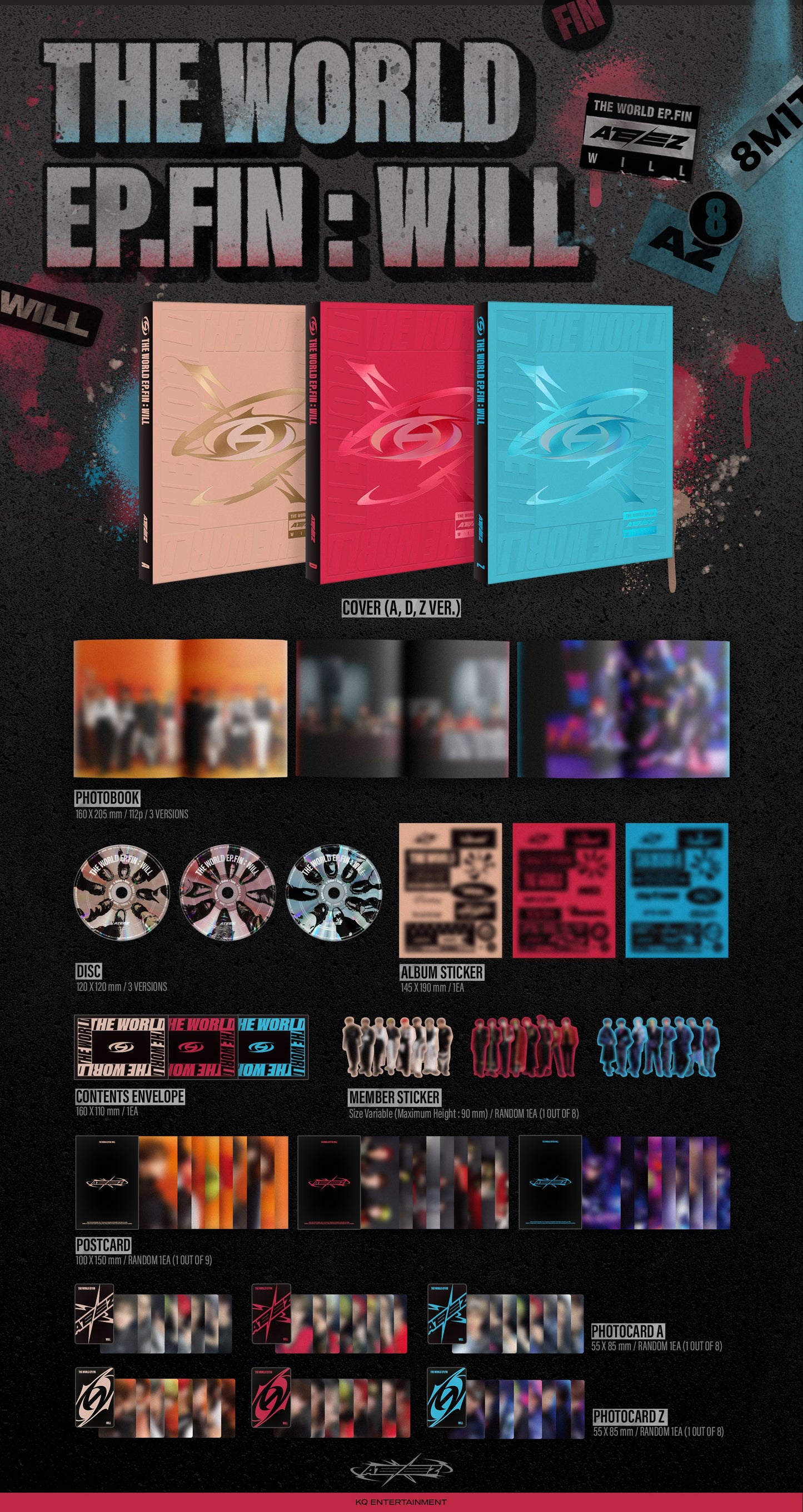 ATEEZ 2nd Album - The World Ep.Fin : Will