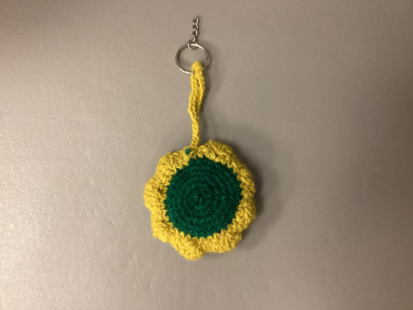 Crochet Sunflower keychain