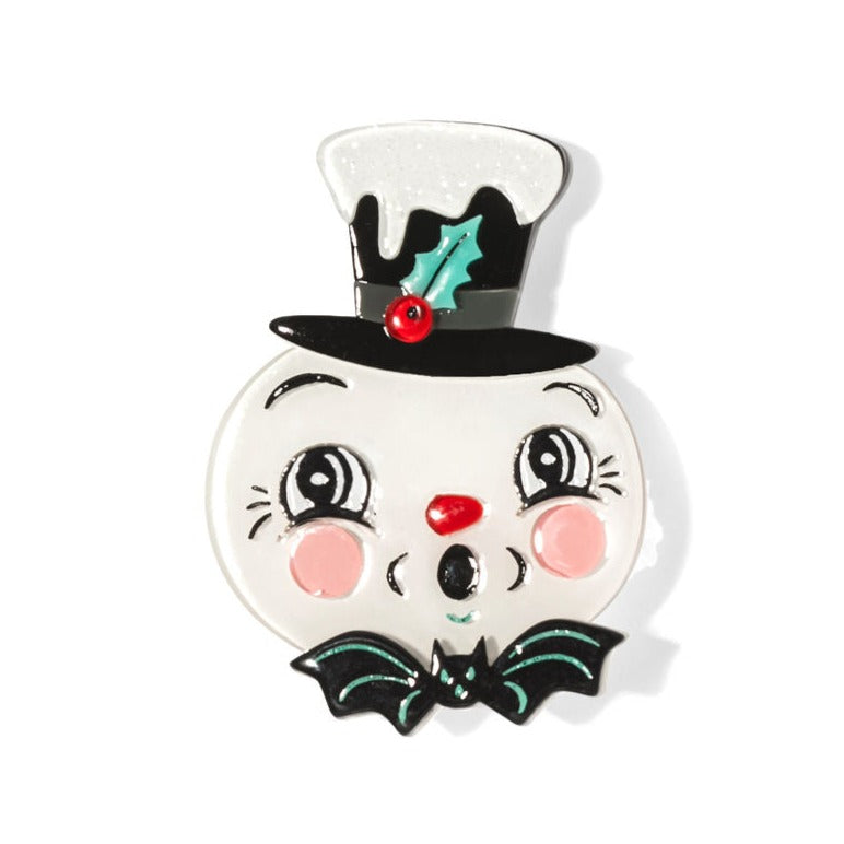 Spooky Frosty Spookmas Mini Brooch by Lipstick & Chrome x Johanna Parker