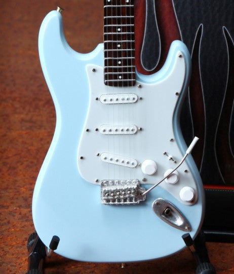 Sonic Blue Fender™ Strat™ Miniature Guitar Replica - Officially Licensed - Osadia Concept Store