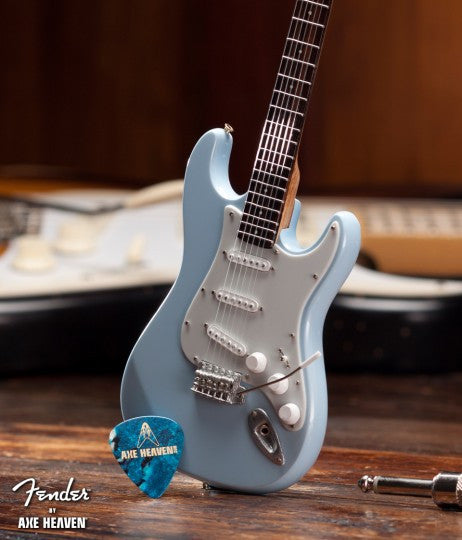 Sonic Blue Fender™ Strat™ Miniature Guitar Replica - Officially Licensed - Osadia Concept Store