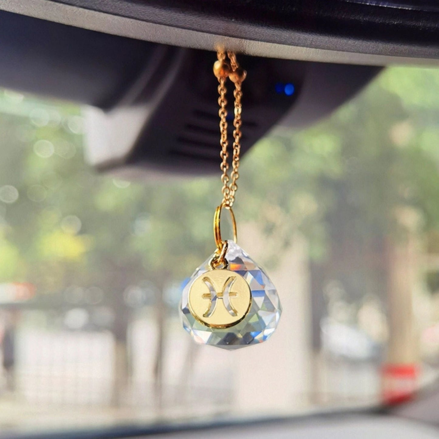 Zodiac Car Suncatcher - Mirror Charm