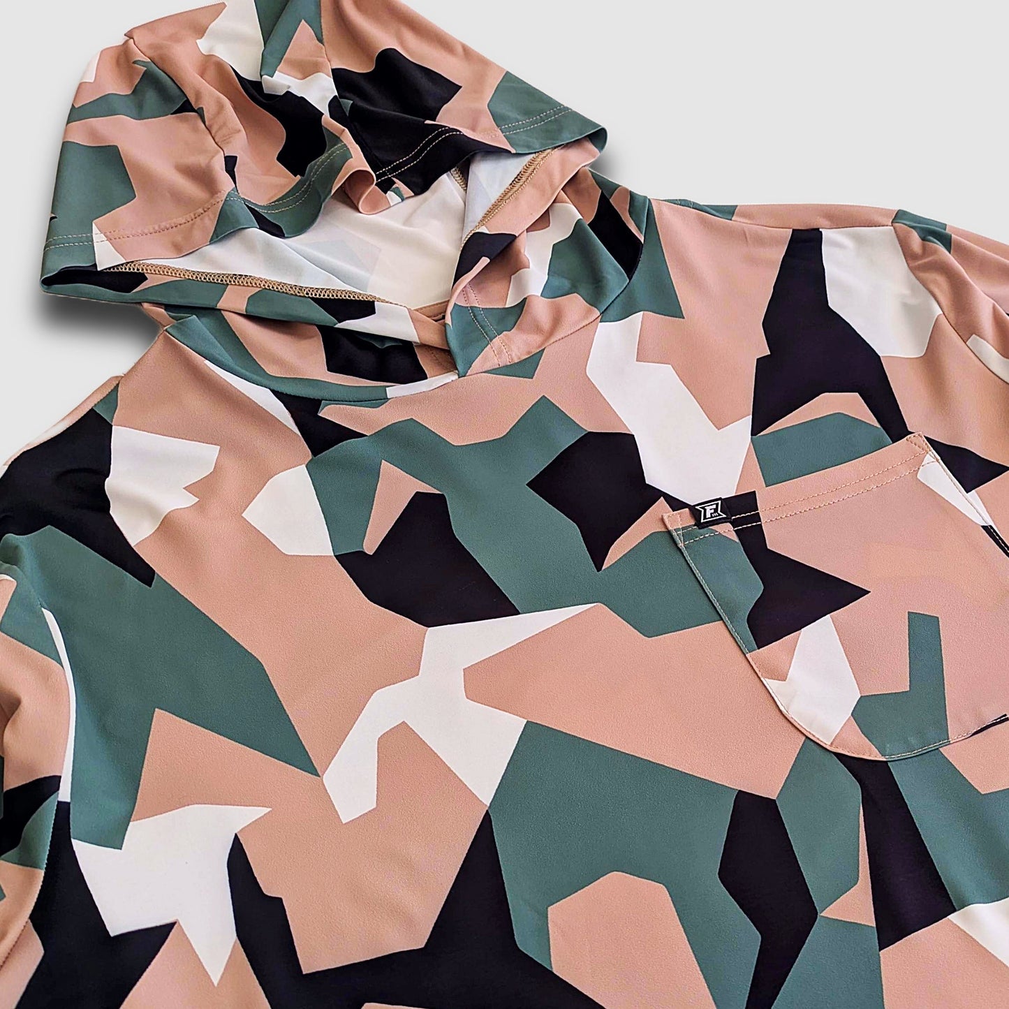 Carson Sun Hoodie - Tan Nordic Camo