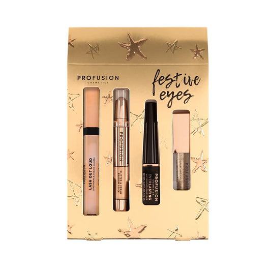 Crimson Festive Eyes – Complete 4-Piece Eye Set - Osadia Concept Store