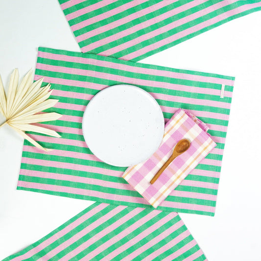 Archive NY Flora Stripe Placemat