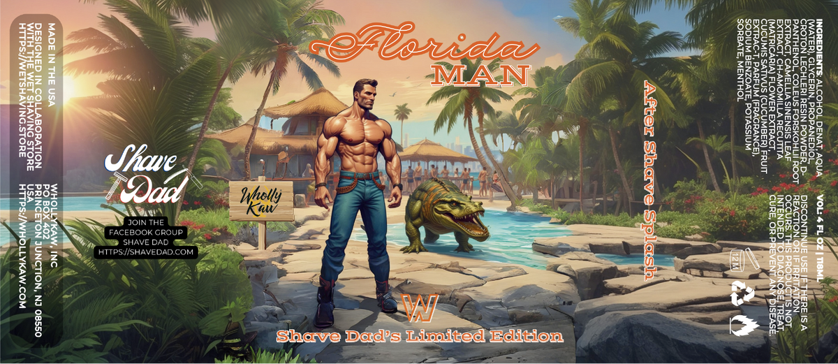 Florida Man After Shave Splash