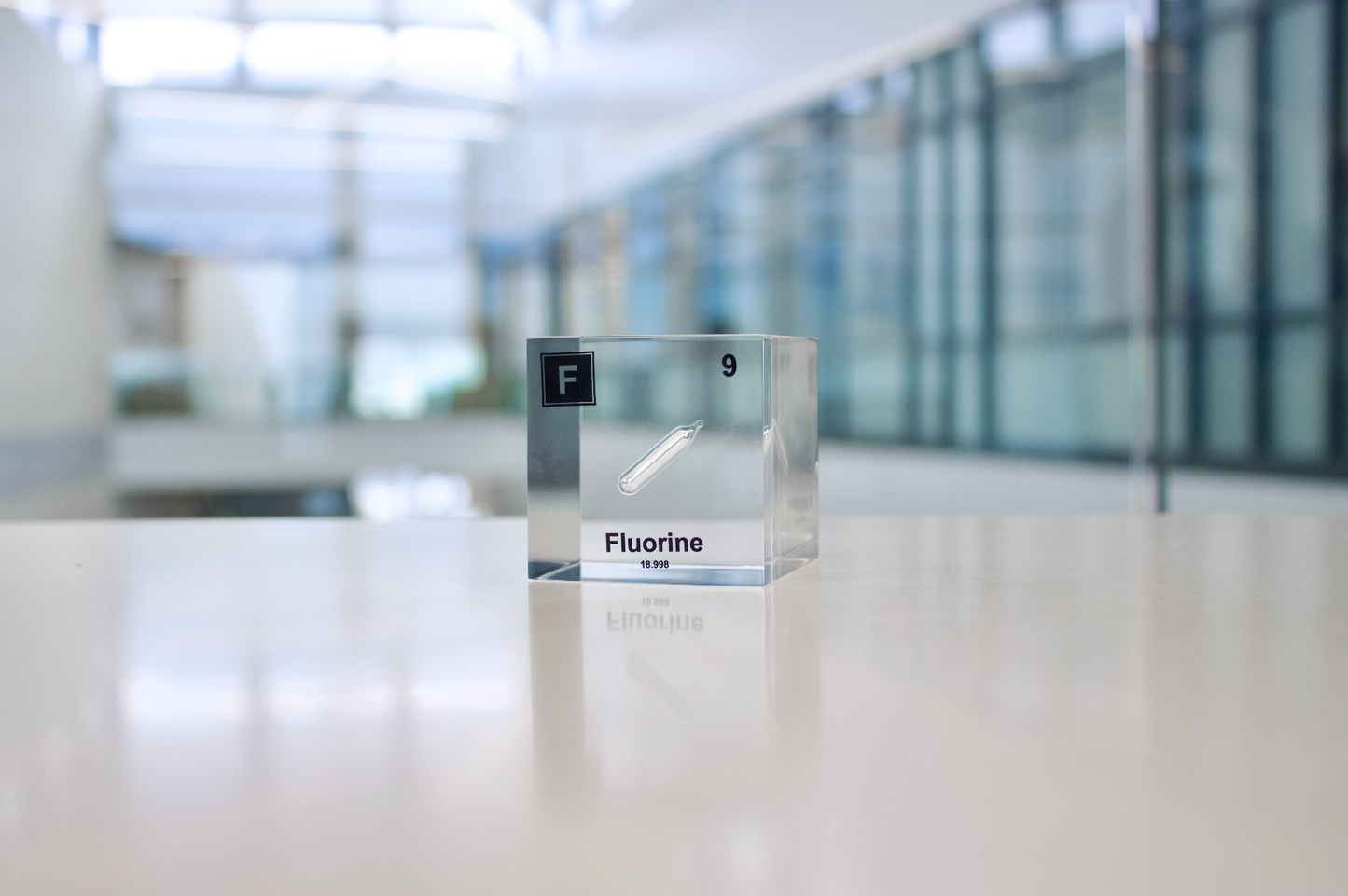 Fluorine Element Cube