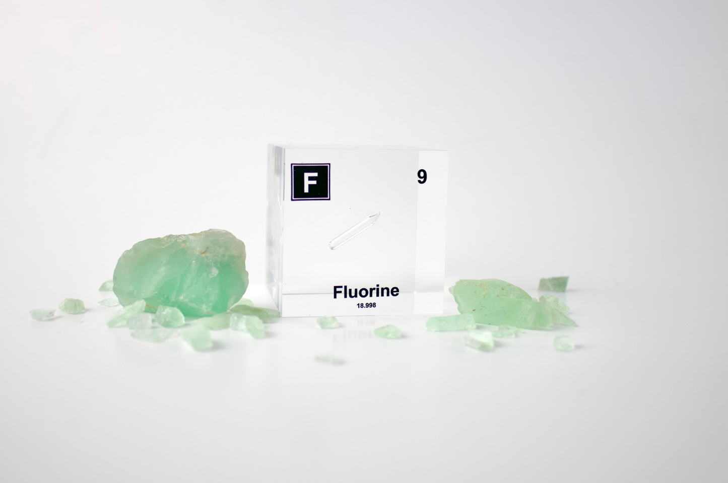Fluorine Element Cube