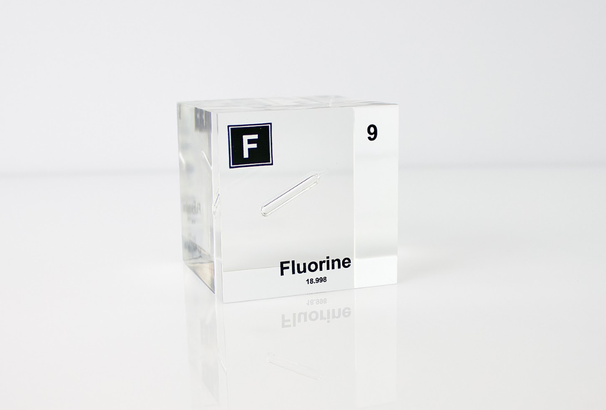 Fluorine Element Cube