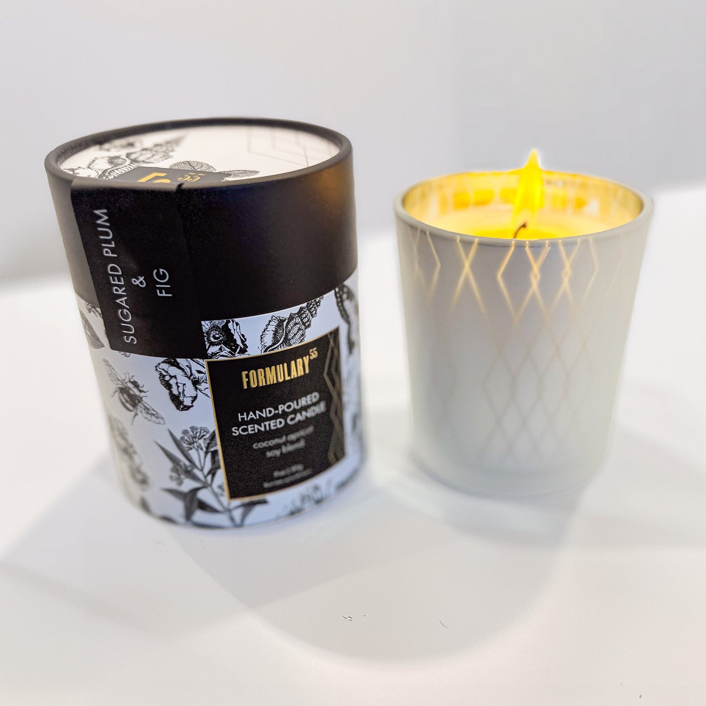 Sugared Plum & Fig Holiday/Christmas Glow Candle