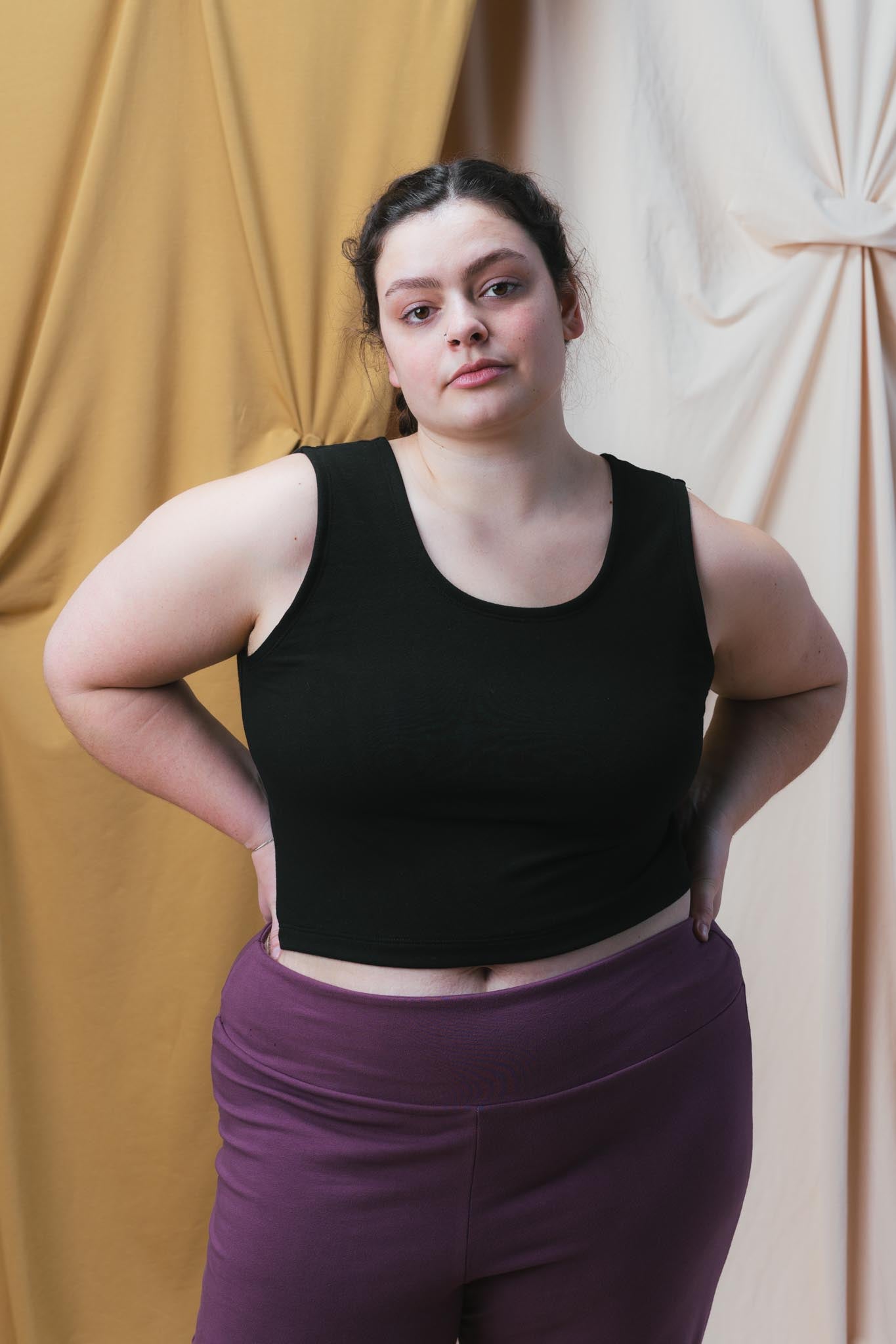 Frances Tank in Licorice