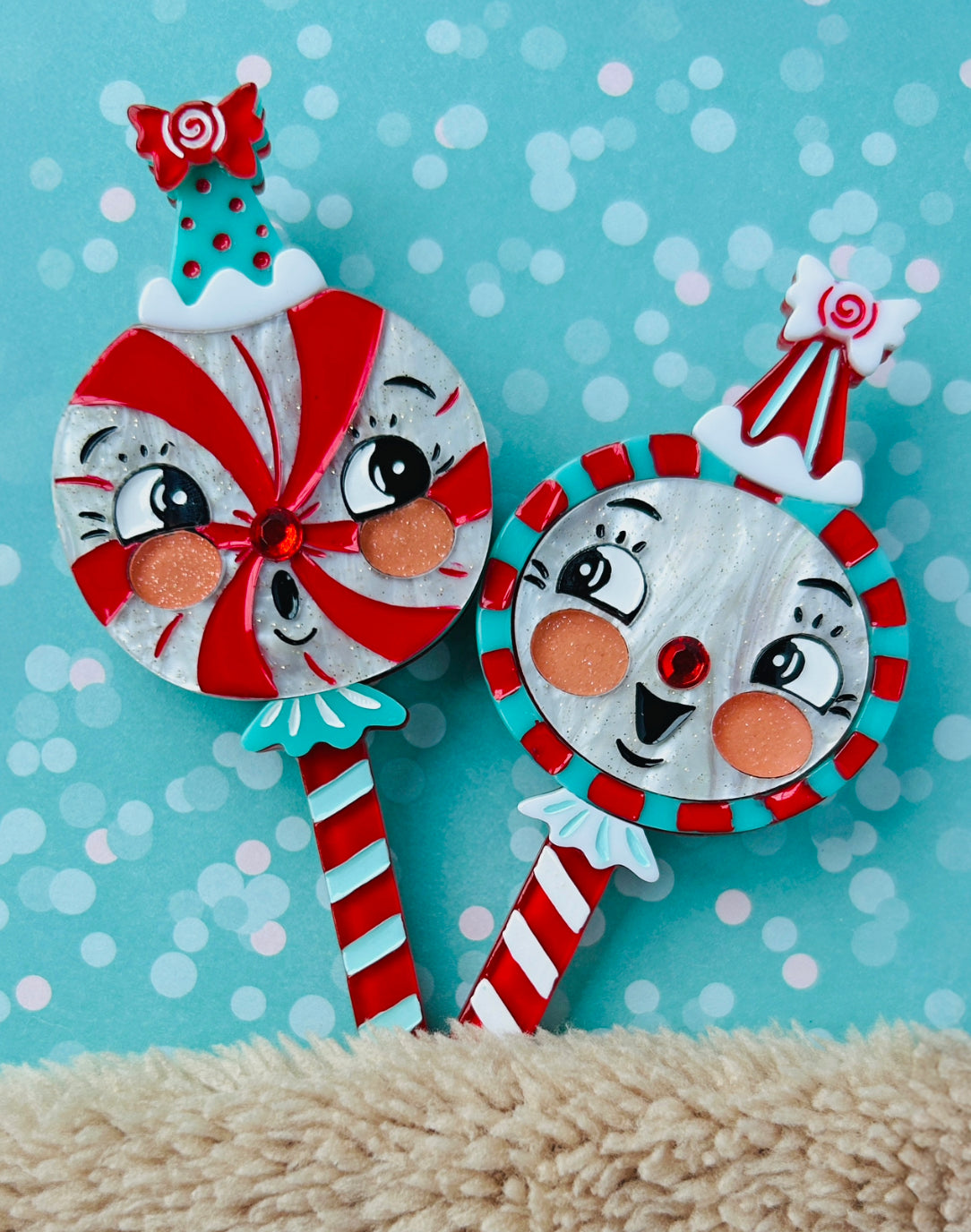 Laughing Merrymint Brooch by Johanna Parker x Lipstick & Chrome