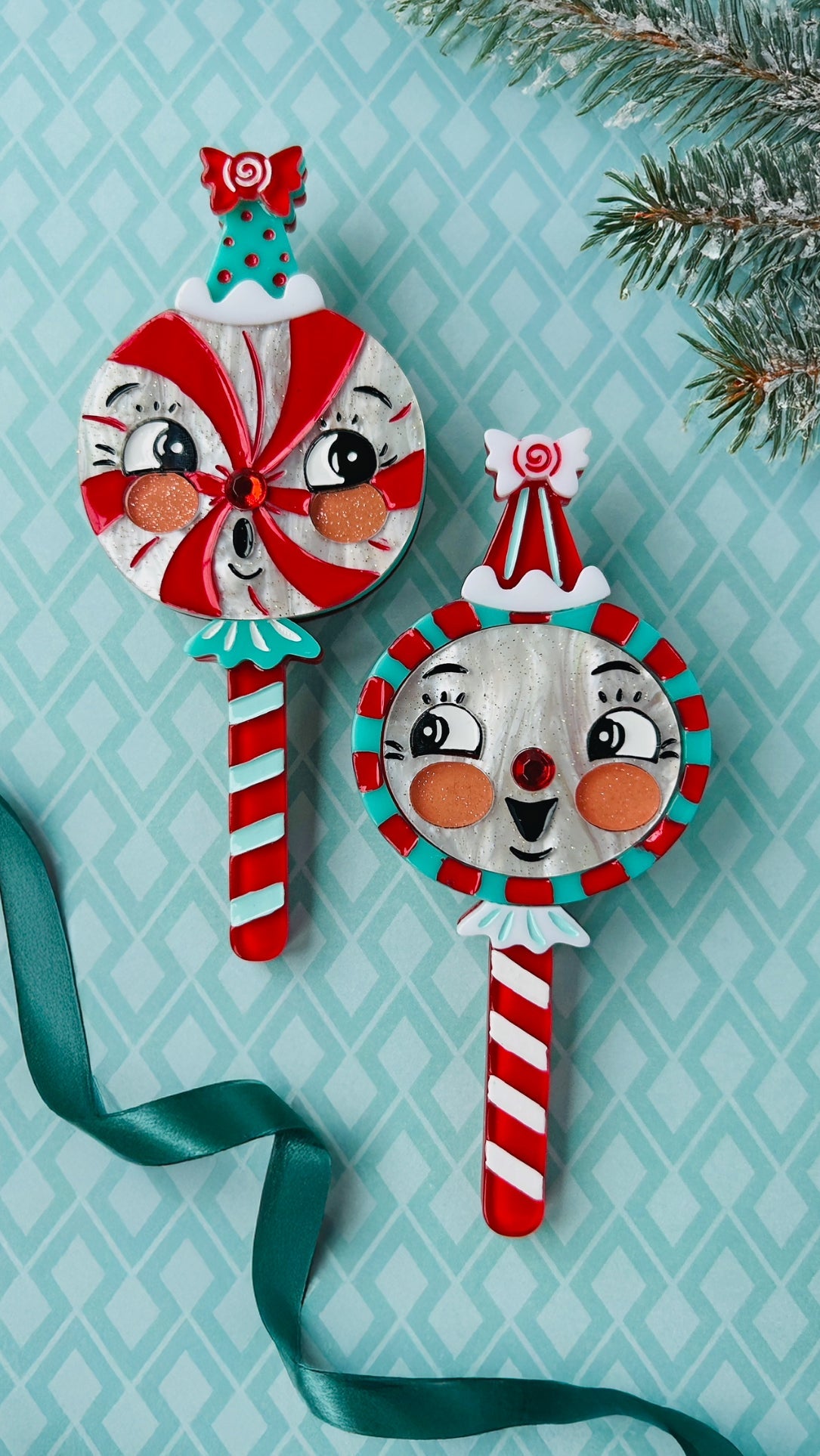 Singing Merrymint Brooch by Johanna Parker x Lipstick & Chrome