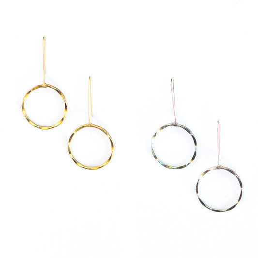 Full Moon Drop Earrings