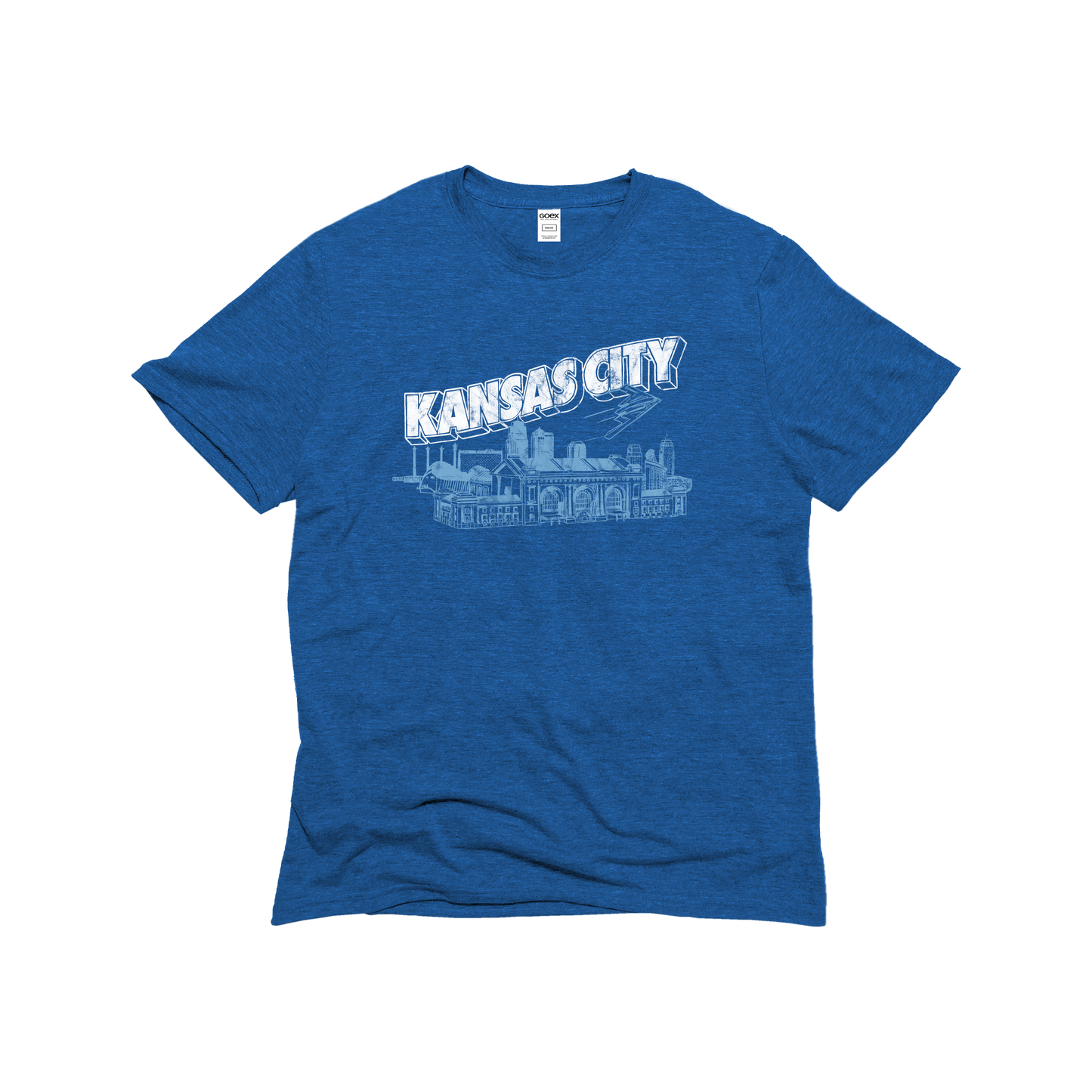 Kansas City Postcard Unisex Eco-Triblend Tee - Osadia Concept Store