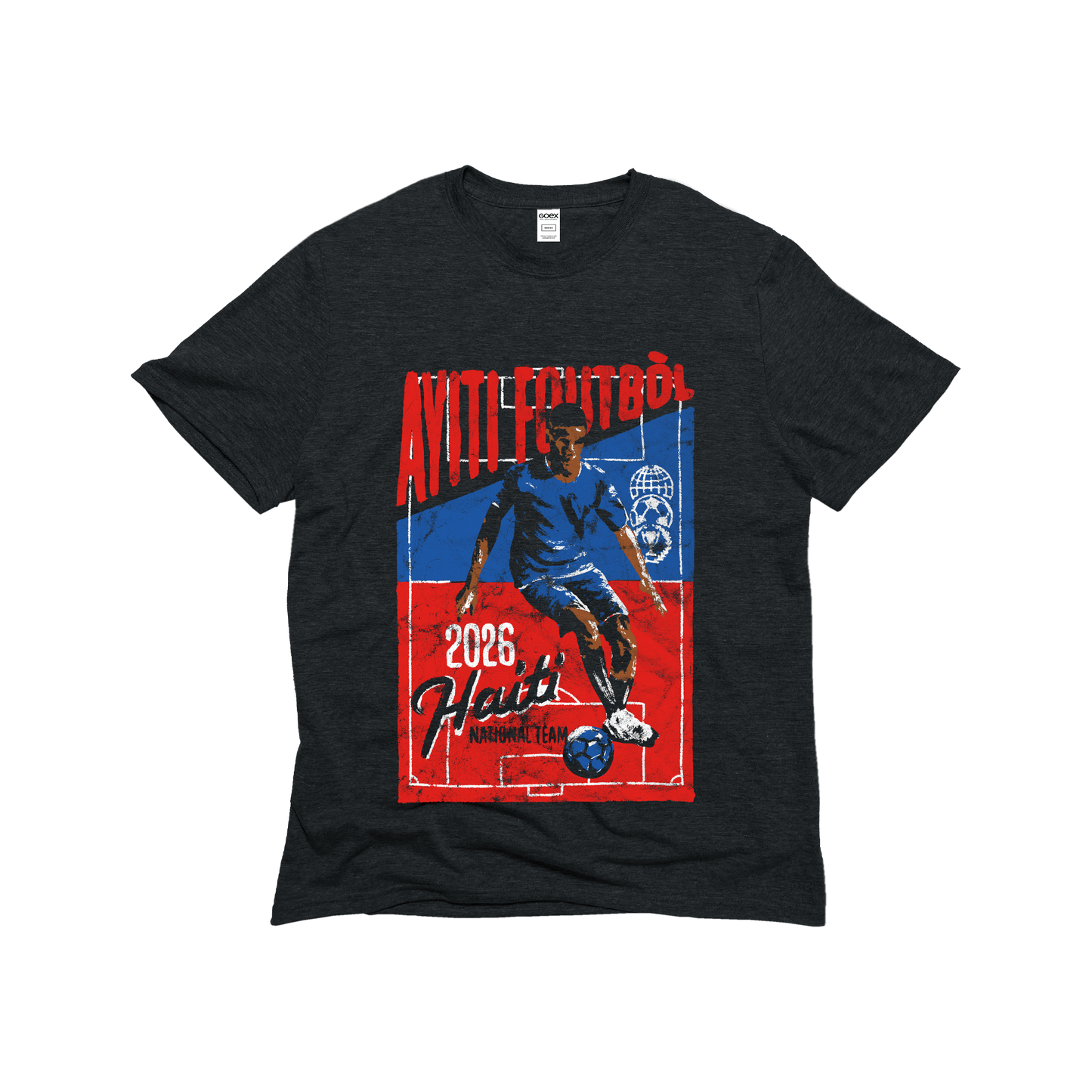 Haiti National Futbol Tee