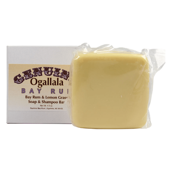 Ogallala Bay Rum & Lemon Creamy Soap & Shampoo Bar 4.5 Oz