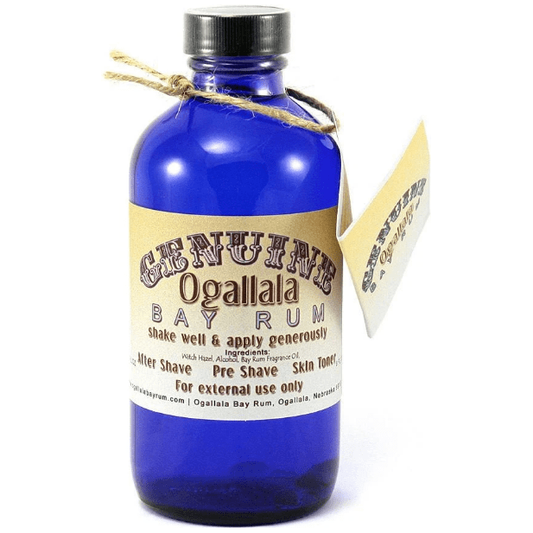 Ogallala Bay Rum Double Strength Pre Shave - After Shave - Skin Toner 8 Oz