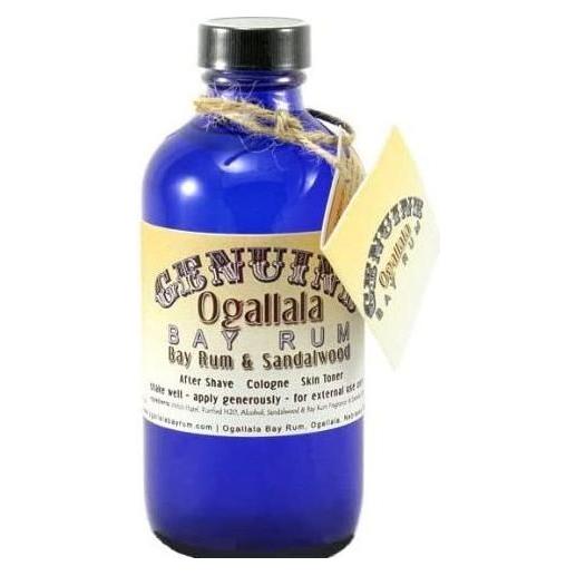 Ogallala Bay Rum & Sandalwood Double Strength Pre Shave - After Shave - Skin Toner 8 Oz