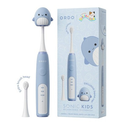 ORDO Sonic Kids Rechargeable Toothbrush Squishmallows Samir Blue - Imperfect Box