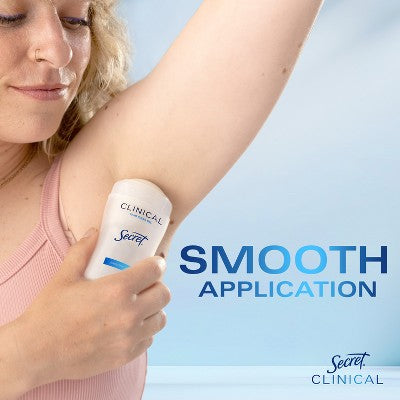 Secret Clinical Strength Clear Gel Antiperspirant & Deodorant for Women  2.6oz - Imperfect Box