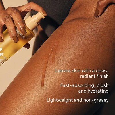 Saltair Nourishing Body Oil for Dewy and Glowing Skin Santal Bloom 4 fl oz - Imperfect Container