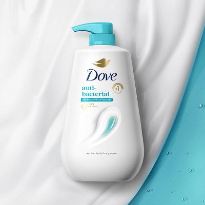 Dove Beauty Antibacterial Body Wash Pump 30.6 fl oz - Imperfect Container
