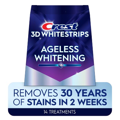 Crest 3D Whitestrips Ageless Whitening Whitening Kit  14ct - Missing Box