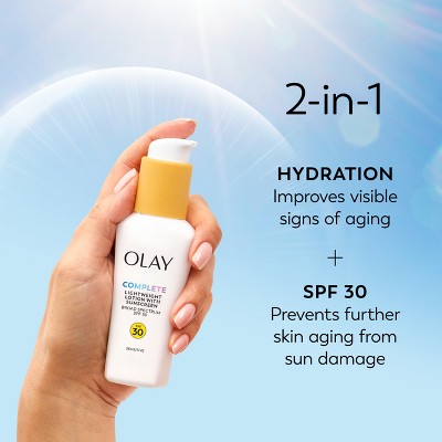Olay Complete Lotion Moisturizer Sensitive Skin SPF 30 2.5 fl oz - Missing Box