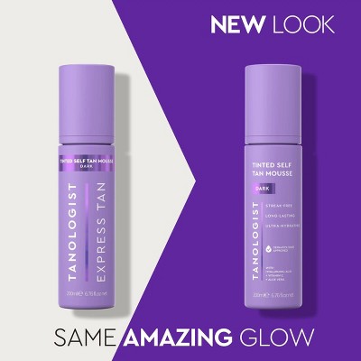Tanologist Tinted Mousse Dark Self Tanner 6.76oz - Imperfect Container