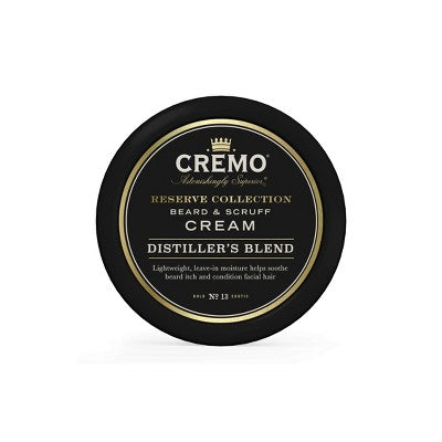 Cremo Distiller's Blend (Reserve Collection) Beard & Scruff Cream 4oz - New