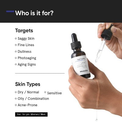 Minimalist Multi-Peptides 10% Face Serum 1 fl oz. - Missing Box