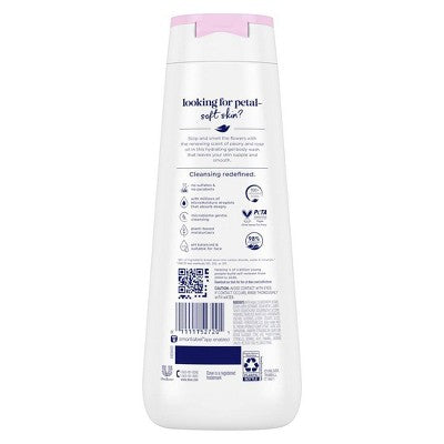 Dove Renew Body Wash Peony & Rose Oil 24hr Lotion-Soft Skin Vegan 20 fl oz - New