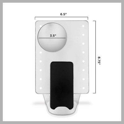 Conair LED Hollywood Lighted Social Media Makeup Mirror White - Imperfect Box - Osadia Concept Store