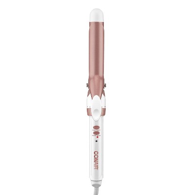 Conair Double Ceramic Rose Gold Curling Iron 1" - Imperfect Box