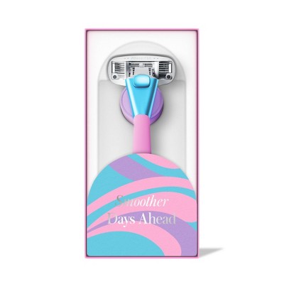 Athena Women's 5 Blade Reusable Razor Kit Pool Party - Imperfect Box