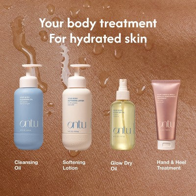 Ontu Hydrating Body Wash Cleansing Oil with Triple-Oil Complex 14oz - Imperfect Container