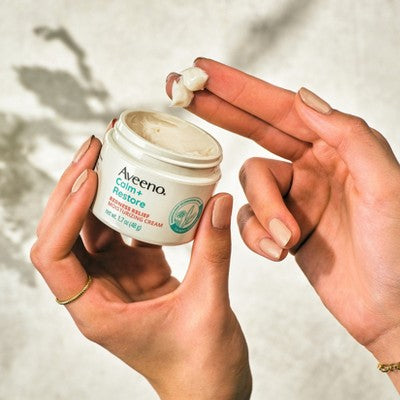 Aveeno Calm + Restore Redness Relief Moisturizing Cream 1.7 oz - New