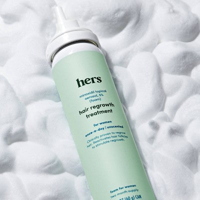 hers Hair Regrowth Foam Treatment 5% Minoxidil 2.11oz - Missing Box