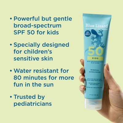 Blue Lizard Kids Mineral-Based Sunscreen Lotion SPF 50 5 fl oz - Imperfect Container