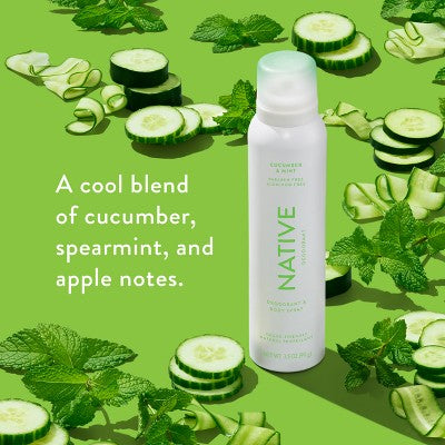 Native Spray Deodorant Cucumber & Mint 3.5oz - Imperfect Container