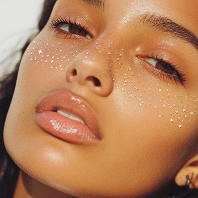 Fazit Silver Glitter Freckle Makeup Patches - New