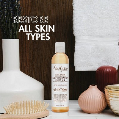 SheaMoisture Daily Hydration Coconut Body Oil 8 fl oz - Imperfect Container