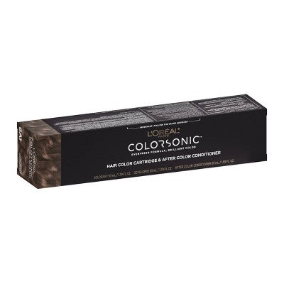 L'Oreal Paris Colorsonic Permanent Hair Color Cartridge Light Brown Ash 6AI - Imperfect Box