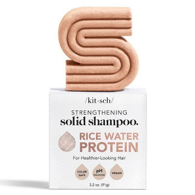 Kitsch Rice Water Protein Solid Shampoo Bar 3.2oz - Imperfect Box