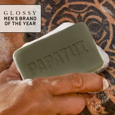 Papatui Enriching Men Bar Soap Sandalwood Suede 7oz - New