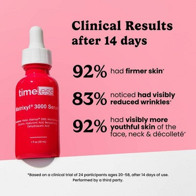Timeless Skin Care Matrixyl 3000 Peptide Complex Serum Refill 4 fl oz - Missing Box