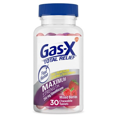 Gas-X Total Relief Chewable Tablets 30ct - New
